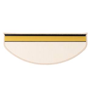 Sisal-Stufenmatte Premium Cremeweiß - 19 x 56 cm