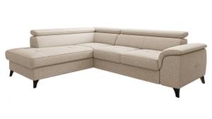 Ecksofa Aldeia Creme - Ecke davorstehend links