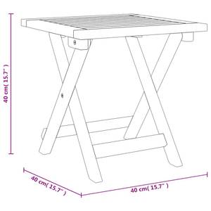 Garten-Lounge-Set 3154401 (3-teilig) Schwarz - Metall - Polyrattan - Holzart/Dekor - 54 x 87 x 200 cm