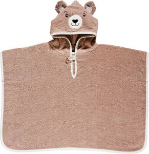 Kinder-Poncho Bär 3D 508018 Beige - Textil - 50 x 1 x 70 cm