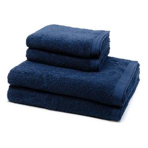 Superwuschel Handtuch-Set (4-teilig) Nachtblau