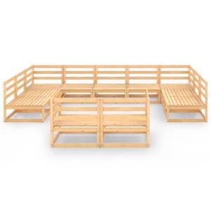 Salon de jardin (lot de 11) 3009765-1 Bois