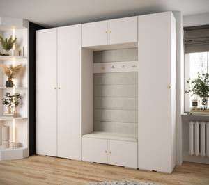 Garderobe Inova 2 Z8 Gold - Weiß - Gold