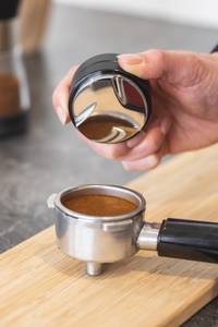 Kaffeestampfer Coffee Barista Schwarz - Metall - 2 x 4 x 6 cm