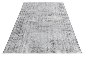 Teppich Ultra Vintage DCLXXVIII Grau - Textil - 132 x 1 x 229 cm