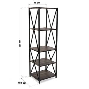 Regal Paerau Braun - Holzwerkstoff - 46 x 155 x 40 cm