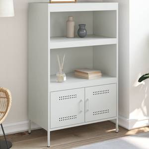 Highboard DE7666 Weiß - Metall - 39 x 113 x 68 cm