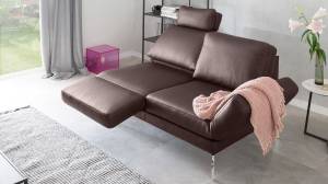 Sofa HURRICANE 2-Sitzer Leder Braun