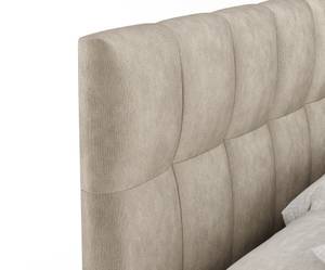 Boxspringbett Elisio Beige - Breite: 140 cm