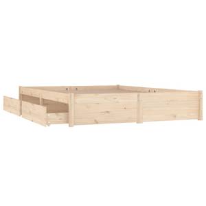 Bettrahmen 3013835-1 Braun - Holz - Breite: 126 cm