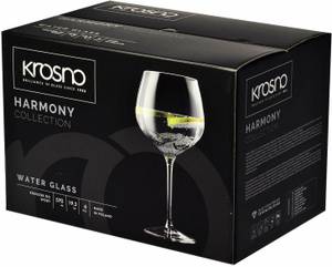 Krosno Harmony Verres d’eau Gin & Tonic Verre - 11 x 23 x 11 cm
