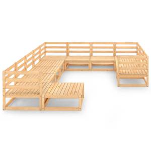 Garten-Lounge-Set (11-teilig) 3009728-1 Holz