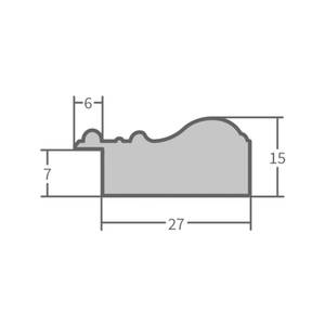 Bilderrahmen H450 Gold - 40 x 60 cm