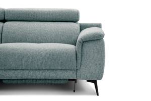 Ecksofa 5-Sitzer Fiero Mint - Ecke davorstehend links