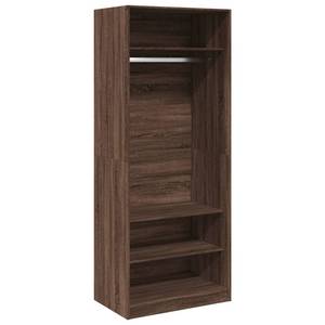 Kleiderschrank 298537-1 Dunkelbraun - Breite: 80 cm