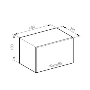 Hängeschrank R-Line Anthrazit - Weiß