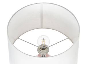 Lampe de table ZARIMA Rose foncé - Blanc - Céramique - 35 x 56 x 35 cm