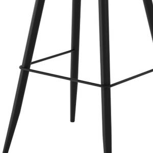 Tabouret de bar Texas (Lot de 2) Marron foncé