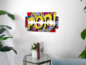 Bild Klinge Pop Art Kunststoff - 70 x 40 x 0 cm