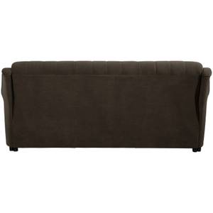 Freiburg Sofa mit Bettfunktion, braun Braun - Textil - Holz teilmassiv - 207 x 89 x 83 cm