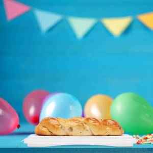 Eckige Kuchenbox Durchscheinend - Weiß