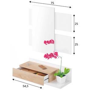 Eingangsmöbel Telma 1 Schublade Weiß - Holzwerkstoff - 75 x 116 x 29 cm