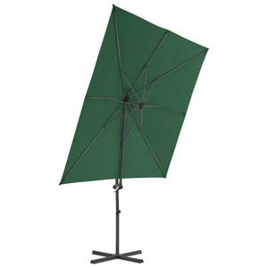 Parasol en porte-à-faux Vert - 250 x 247 x 250 cm