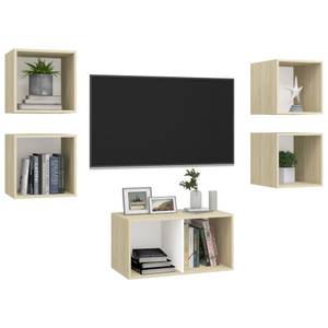 TV-Schrank 5er Set D649 Multicolor