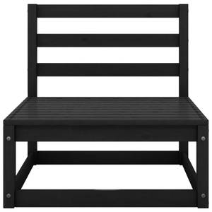 Garten-Lounge-Set (2-teilig) 3007913-5 Schwarz - Massivholz - Holzart/Dekor - 70 x 67 x 70 cm