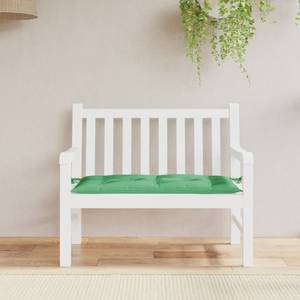 Coussin de banc de jardin Vert - Profondeur : 100 cm