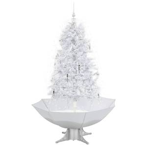 Schneiender weihnachtsbaum 3002819 Silber - Weiß - 105 x 170 cm