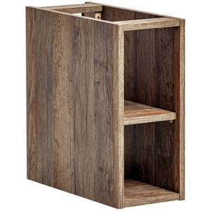 Waschtischunterschrank mit Waschbecken Braun - Holzwerkstoff - 81 x 62 x 46 cm