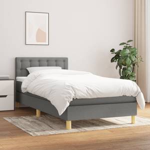 Boxspringbett 3017288-25 Dunkelgrau - 90 x 203 cm