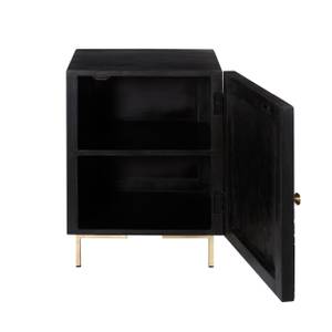 Table de chevet Chimane Noir - Bois massif - 45 x 60 x 40 cm