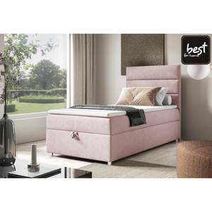 BOXSPRINGBETT mit Bettkasten Trinity K4 Pink - Tiefe: 80 cm