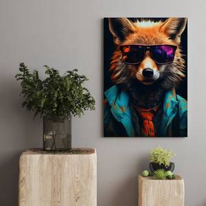 Leinwandbild Fox Cool 80 x 120 cm