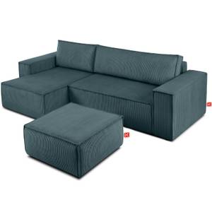 Pouf Sitzhocker NAPI Blau