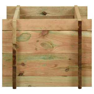 Pflanzkübel Hochbeet M626214 Braun - Holzwerkstoff - 40 x 32 x 40 cm