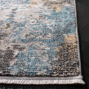 Innenteppich Brittany SHIVAN Blau - Grau - Textil - 60 x 1 x 90 cm