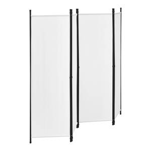 Raumteiler Huesca 4-teilig Weiß - Metall - 200 x 171 x 2 cm
