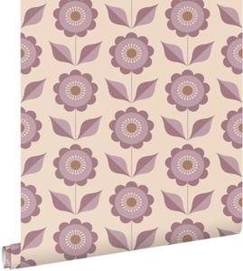 Tapete Blumen 7488 Violett