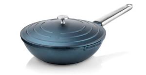 Wok-Pfanne Performance Blau - Naturfaser - 2 x 8 x 28 cm