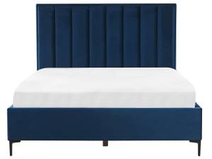 Doppelbett SEZANNE Schwarz - Blau - Marineblau - Breite: 150 cm