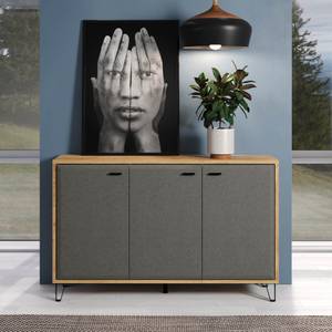 Sideboard Blanshe Braun - Holz teilmassiv - 42 x 90 x 144 cm