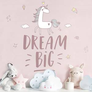 Wandtattoo - Dream Big Einhorn 40 x 60 cm