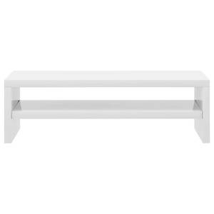 Support de moniteur 298536 Blanc - Bois manufacturé - 42 x 13 x 24 cm