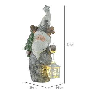 Weihnachtsdeko Figur 844-737V00MX Grau - Metall - 16 x 55 x 29 cm