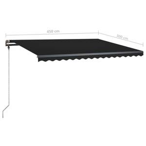 Markise 3007209-1 Grau - Metall - 450 x 300 x 450 cm