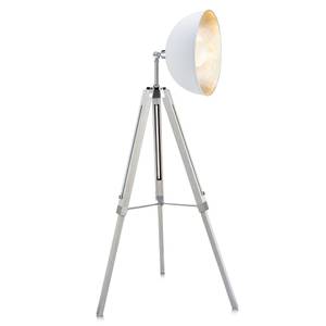 Teamson Home Lampadaire Fascino Blanc Blanc - En partie en bois massif - 79 x 160 x 79 cm