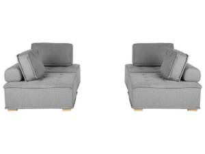 Modulsofa TIBRO 4-tlg Braun - Grau - Textil - 200 x 40 x 100 cm